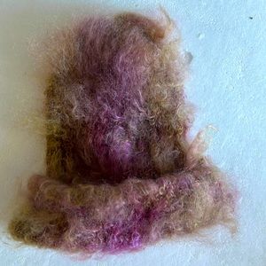 NWOT BabyMo super soft fluffy beanie. O/S multicolour.